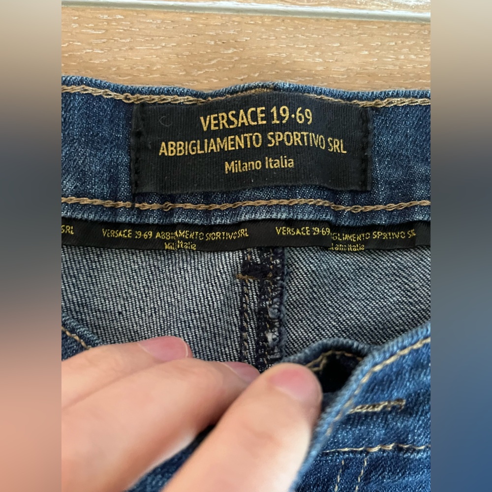 Versace V 1969 Midrise Distressed Jeans - Picture 11 of 16